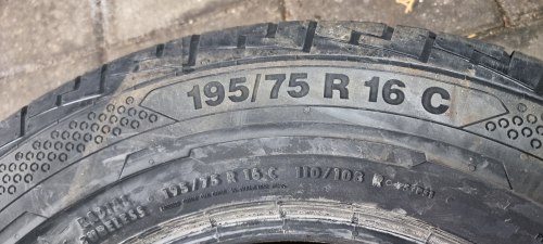 195 75 r16c Continental ContiVanContact 100 99% остаток n e w 24г