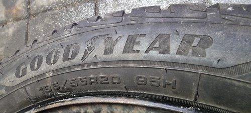 195 55 r20 Goodyear Ultra Grip performance+ 7.2mm 20г.