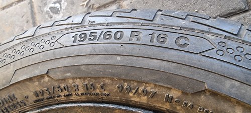 195 60 r16c Continental ContiVanContact 100 0916 new.99.9% остаток
