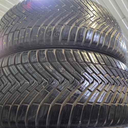 Комплект шин 225 55 R18 Continental All Season Contact AO 21г остаток 6.5мм-8мм