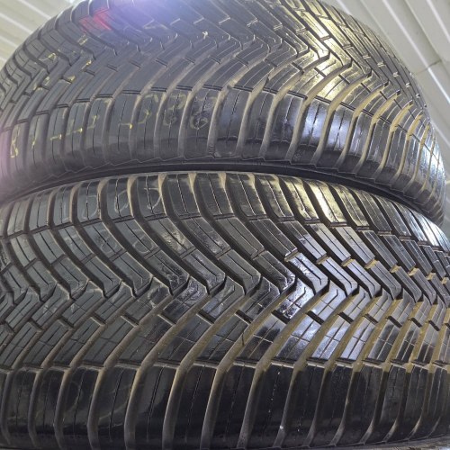 Комплект шин 225 55 R18 Continental All Season Contact AO 19-23г остаток 6.5мм-8мм