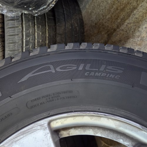 Пара шин 225 75 R16C Michelin Agilis camping 19г. Остаток 8+мм