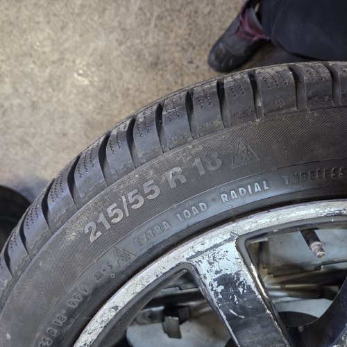 Пара шин 215 55 r18 Continental ContiWinterContact TS830P остаток 8мм