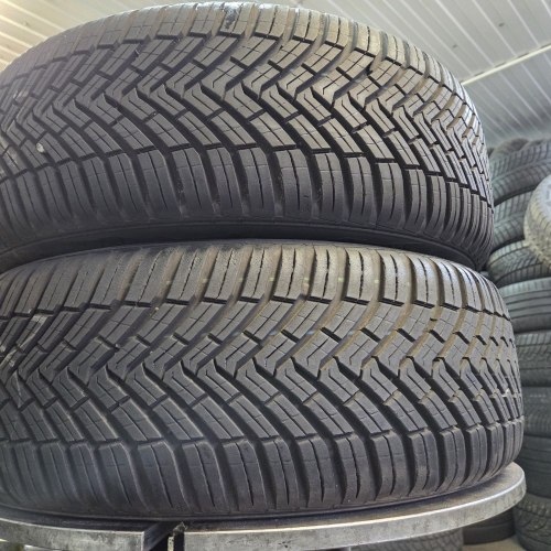 Пара шин 195 55 R16 Continental All Season Contact 45н.24г. Сост нового. Латка