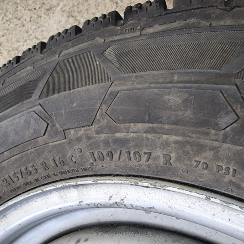 215 65 r16c Continental VanContact Winter 109/107R 18г. 8мм