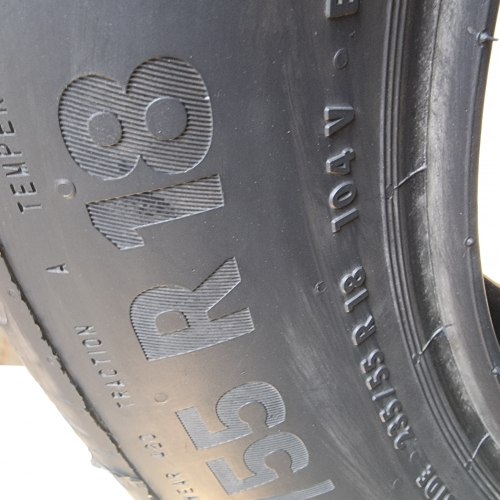 Пара шин 235 55 r18 Continental EcoContact 6 21г. 95%остаток 6мм