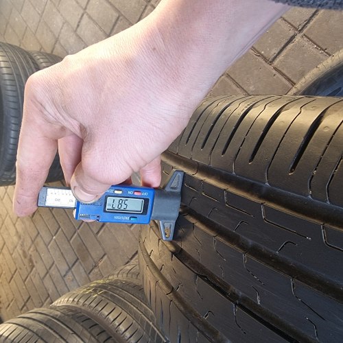 Пара шин 235 55 r18 Continental EcoContact 6 21г. 95%остаток 6мм