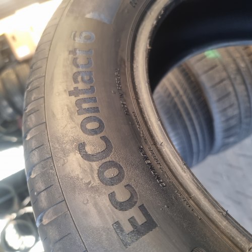 Пара шин 235 55 r18 Continental EcoContact 6 21г. 95%остаток 6мм