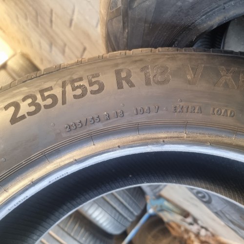 Пара шин 235 55 r18 Continental EcoContact 6 21г. 95%остаток 6мм
