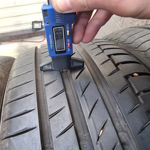 Комплект шин 215 55 r18 Continental PremiumContact6 7mm. 95%остаток