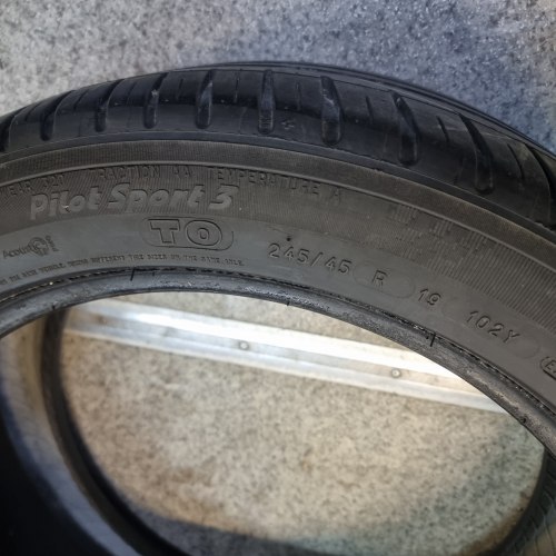 245 45 r19 Michelin PilotSport3 TO 5.5mm