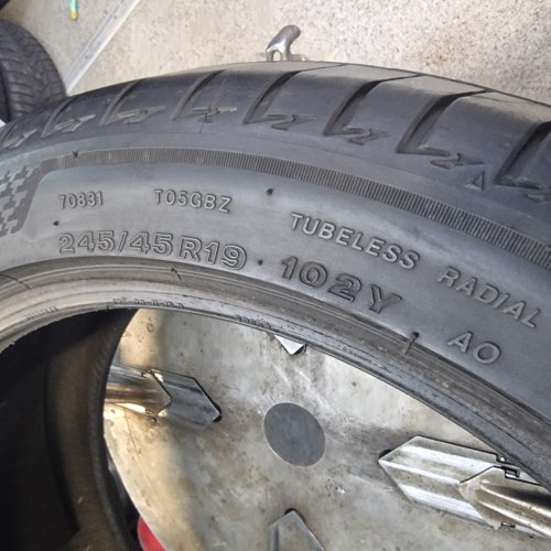 245 45 r19 Bridgestone Turanza T005 5119г.
