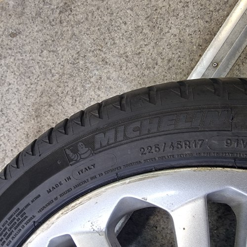 225 45 r17 Michelin Primacy 3 zp rsc 0319г. 7мм95%остаток