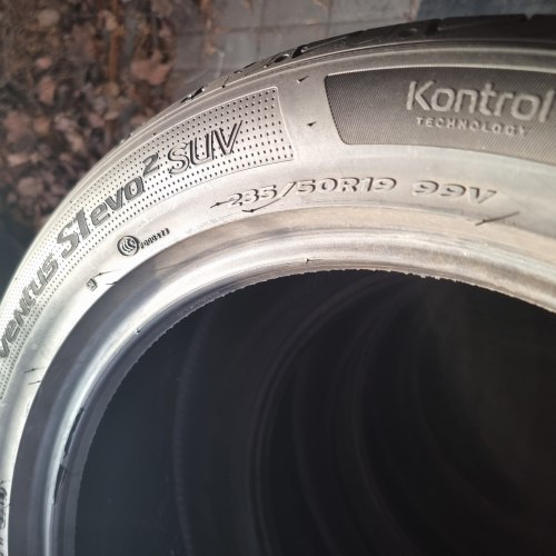 Комплект шин 235 50 r19 Hankook Ventus s1evo2 suv 7.5мм 6.9мм 95%остаток
