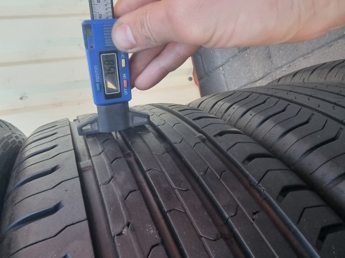 Комплект шин 215 60 r17 Continental ContiEcoContact 6 17г. 7.5мм 6.5mm 90%остаток