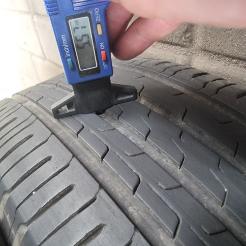 Комплект шин 215 60 r17 Continental Ecocontact 6 22г. 5.5мм 90%остаток