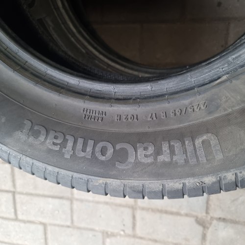 Пара шин 225 65 r17 Continental UltraContact 5.2mm 80%остаток