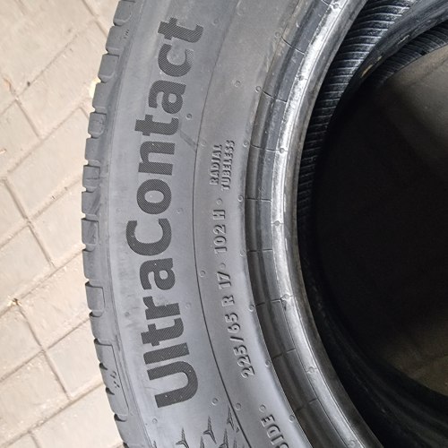 Пара шин 225 65 r17 Continental UltraContact 5.2mm 80%остаток