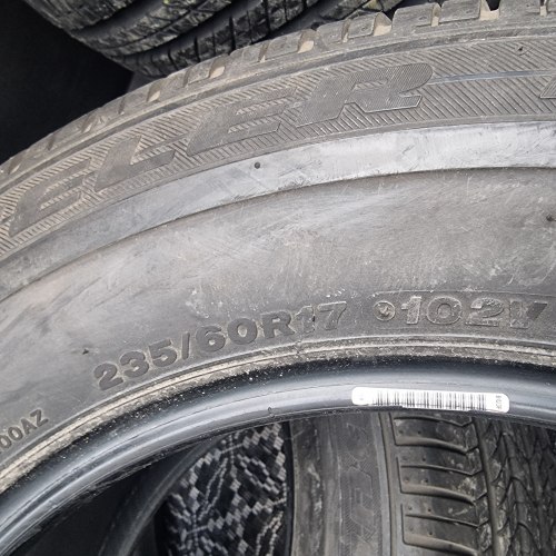 Комплект шин 235 60 r17 Bridgestone Dueler H/L 400 (MO)m/s 99%остаток 7-8mm