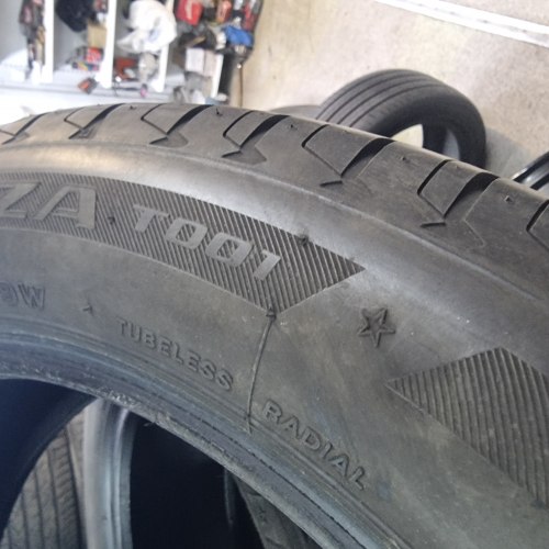 Пара шин 225 50 r18 Bridgestone Turanza t001* 7мм. 15
