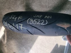 120 70 r17 Bridgestone Battlax hyperspace s21f 22г. 90%остаток