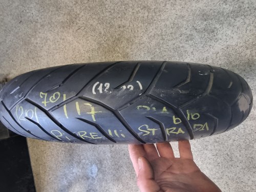 120 70 r17 Pirelli Diablo sstrada 85%остаток