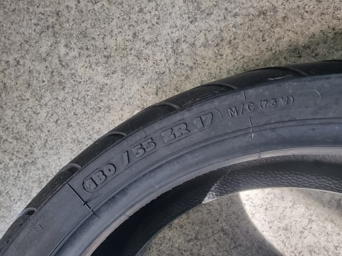 180 55r17 Michelin Pilot road 2 2ct.22 90% остаток