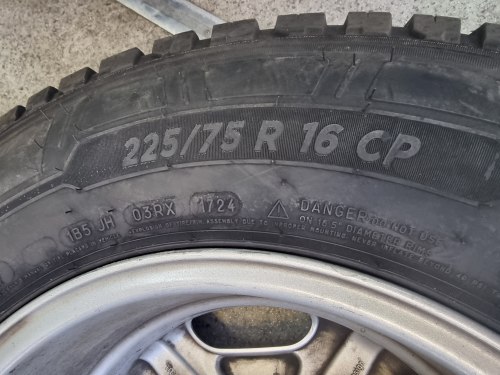 225 75 r16c Michelin CrossClimateCamping 7.5mm 95% остаток 24г