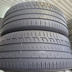 Пара шин 245 45 r20 Continental PremiumContact 6, 20г. АО seal остаток 5.7-6мм 85%остаток