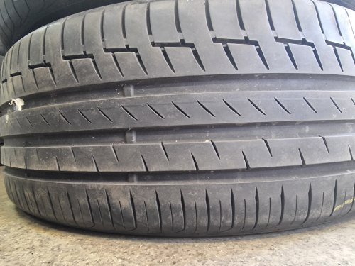 Пара шин 245 45 r20 Continental PremiumContact 6, 20г22г. АО seal, Второе обычное без сеал, 7мм.6мм