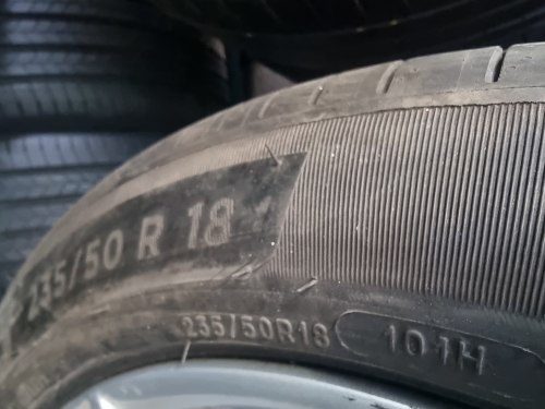 Пара шин 235 50 r18 Michelin Primacy 4 s1,+22г. 101Y 101H 6mm 6.5mm 90%остаток