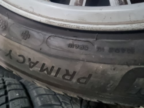 Пара шин 235 50 r18 Michelin Primacy 4 s1,+22г. 101Y 101H 6mm 6.5mm 90%остаток