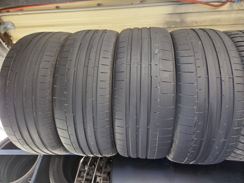 Комплект шин 255 40 R21 Continental Sport Contact 6 R01 21-22г остаток 4.8мм-6мм