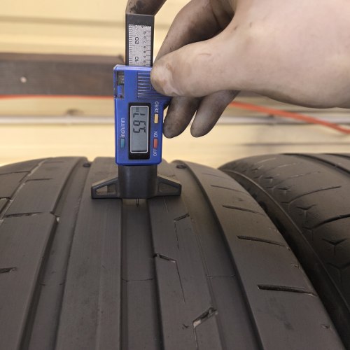 Комплект шин 255 40 R21 Continental Sport Contact 6 R01 21-22г остаток 4.8мм-6мм