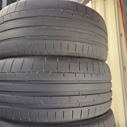 Комплект шин 255 40 R21 Continental Sport Contact 6 R01 21-22г остаток 4.8мм-6мм