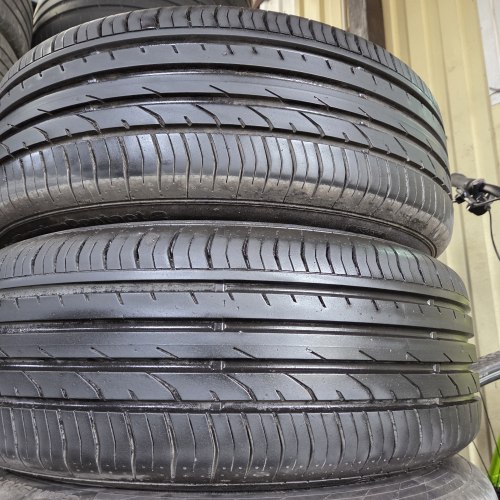 Пара шин 215 55 r18 Continental ContiPremiumContact2 17г 7.5мм с минимальным износом