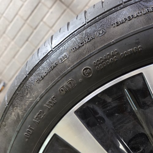 Пара шин 215 55 r18 Continental ContiPremiumContact2 17г 7.5мм с минимальным износом
