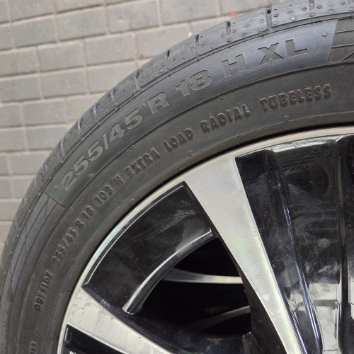 Пара шин 255 45 R18 Continental ContiSportContact 5 19г-21г. Остаток 5.6мм