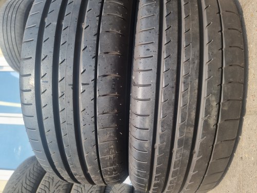 Пара шин 225 55 r17 Yokohama Advan sport v105 7.4mm 99%остаток 4818г