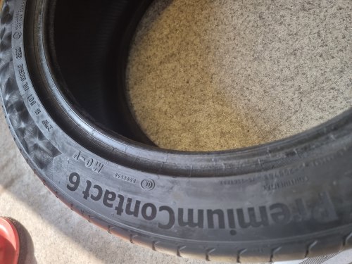Пара шин 245 45 r19 Continental PremiumContact 6 MO-V 22г. Сост.новой 99%остаток грибок
