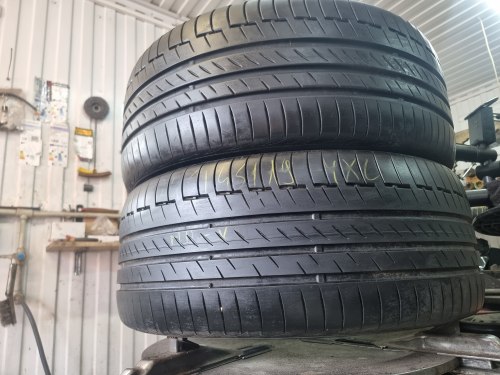 Пара шин 245 45 r19 Continental PremiumContact 6 MO-V 22г. Сост.новой 99%остаток грибок