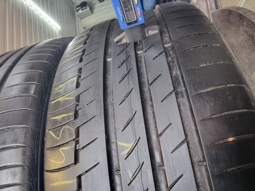 Пара шин 245 45 r19 Continental PremiumContact 6 MO-V 22г. Сост.новой 99%остаток грибок