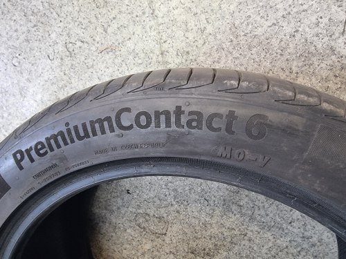 Пара шин 245 45 r19 Continental PremiumContact 6 MO-V 22г. Сост.новой 99%остаток грибок