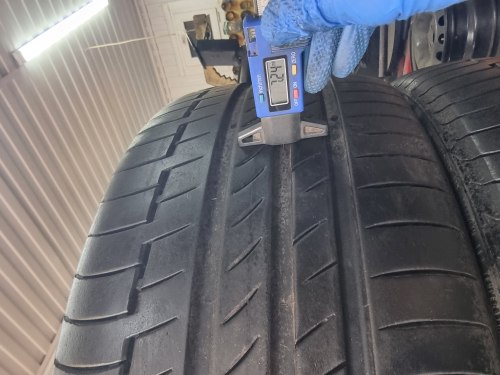 Пара шин 245 45 r19 Continental PremiumContact 6 MO-V 22г. Сост.новой 99%остаток грибок