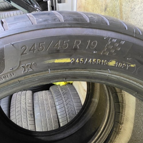 Пара шин245 45 r19 Michelin Pilot sport 4 (AO) acoustic,6.2, мм6.4ммmm 25г.90%остаток