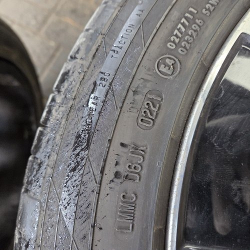 Пара шин 255 45 R18 Continental ContiSportContact 5 19г-21г. Остаток 5.6мм