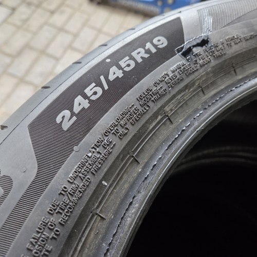Пара шин 245 45 R19 Bridgestone Turanza 6☆ MO 24г. Остаток 6мм