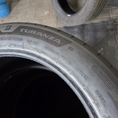 Пара шин 245 45 R19 Bridgestone Turanza 6☆ MO 24г. Остаток 6мм