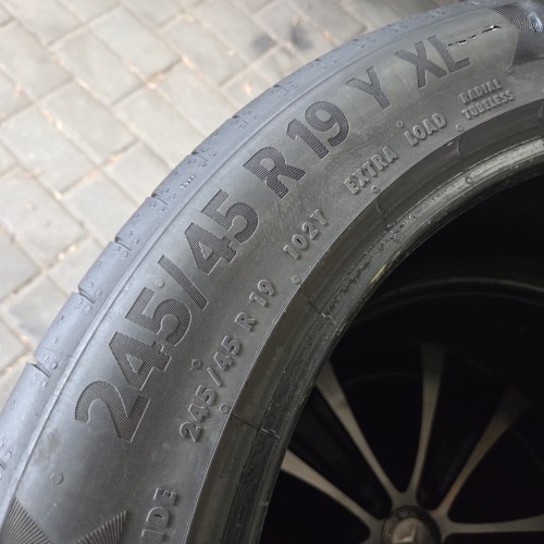 Пара шин 245 45 R19 Continental ContiPremiumContact6 AO 21г остаток 6мм