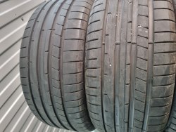 Пара шин 255 45 r18 Dunlop Sport Maxx rt2 22-23г. 7.5-8мм95%остаток